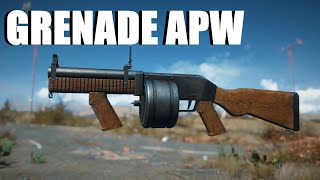 Fallout 4 Mod Review - Grenade APW (25mm Grenade Launcher)