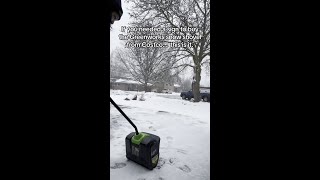 Greenworks Costco Snow Shovel