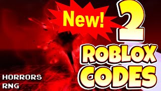 Horrors RNG, Roblox, 2 SECRET CODES, ALL WORKING CODES