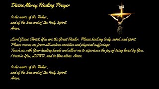 Divine Mercy Healing Prayer