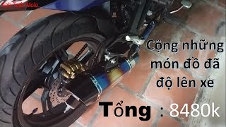 Độ Hơn 8 Triệu Lên Xe Có Những món Gì .Dành Cho Những Anh  Em Không Có Điều Kiện Phải Lên Dần Dần .