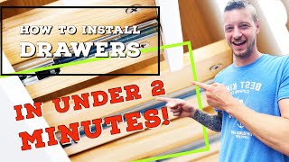 How To Install Drawer Sliders The Easy Way! | Woodworking