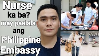 PINOY NURSE KA BA? MAY PAALALA AT BABALA ANG PHILIPPINE EMBASSY