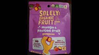 Solely® - Part 5: Organic Whole Fruit Gummies - New Flavor!