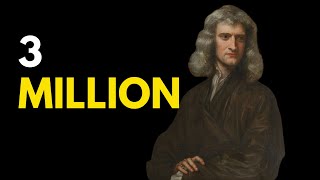 Isaac Newton lost 3 million in the first Stock Market Crash in the 1720s.