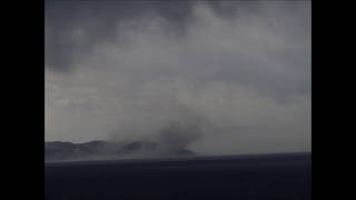 Angry Pyramid Lake Severe Downburst Dust Storm - Time Lapse