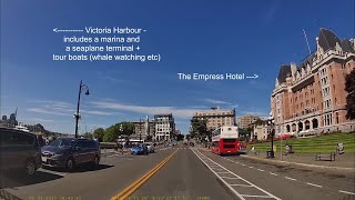 Driving around downtown Victoria, BC - ihikebc.com