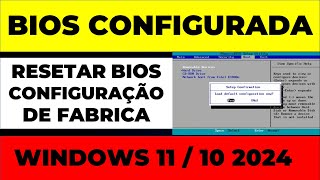 COMO REDEFINIR A BIOS PARA CONFIGURAÇÕES PADRÕES SEM ABRIR O COMPUTADOR