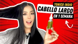 Haz tonico indio CABELLO LARGO EN 1 SEMANA 😱