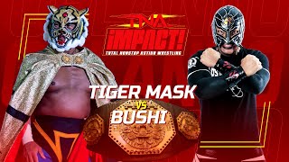 Tiger Mask VS Bushi - AAA Mega Champion (TNA #3 WWE2K24)