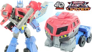 Transformers Legacy United Animated Universe Voyager Class Optimus Prime Review (4K)