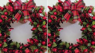 MINI CAR/OFFICE HOLIDAY WREATH DIY DECOR 2017