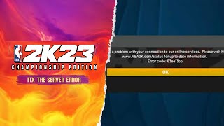 HOW TO PLAY NBA 2K23! HOW TO FIX SERVER NOT AVAILABLE! NEXT GEN & CURRENT GEN