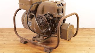 Vintage Gasoline Powered Generator Restoration