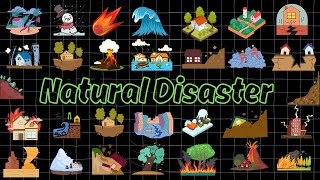 Natural Disaster | Natural Disaster Examples For Kids | Learn Natural Disaster | Qiuzzy Kido