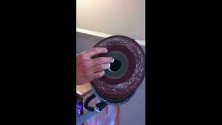 SurfPrep Foam Abrasive Disc run on Porta Cable Drywall Sander Model #7800 Vacuum