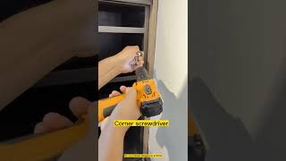 Cornerscrewdriver#shorts#tool#homeimprovement#construction  #plumber #electrician #handtools #tile