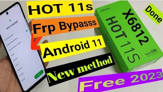 Infinix Hot 11s Frp Bypasss | Infinix x6812 Frp Bypasss Android 11 | Hot 11s frp unlock without pc