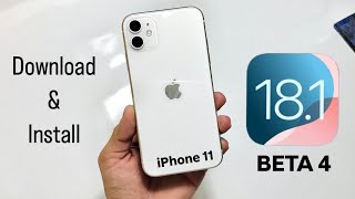 How to Get iOS 18.1 Beta 4 Update on iPhone 11 - How to Update iPhone 11 on iOS 18.1