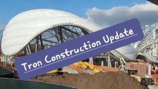 Tron Construction Update - Magic Kingdom - February 23, 2022