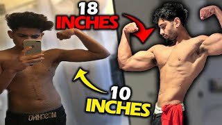 How I Grew My Arms By 8 Inches.. FAST