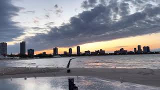 Beautiful Chicago Lakeshore Cruise at Sunset