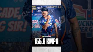 LSG player mayank yadav ne dali ipl ki sabse fastest bowling | mayank yadav #shorts