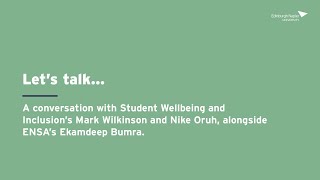 Let's Talk - A conversation with Mark Wilkinson, Nike Oruh and Ekamdeep Burma