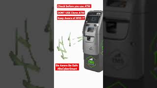 Cyber Safety Tip While using ATM !#shorts #shortsbeta #trending #cybersecurity #cyber #banking