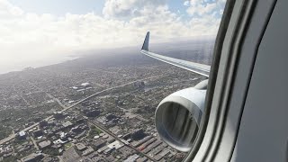 MSFS 2020 – Incredible Miami Takeoff – American Airlines – Boeing 737-823 – MIA – SCS Ep. 24