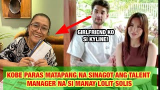 KOBE PARAS HINDI NAG DALAWANG ISIP NA SAGUTIN SI MANAY LOLIT SOLIS. #viralvideo