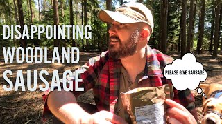 Exploring the woods with my dog - Fungus, plants and a British ration