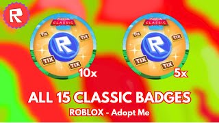 How to get ALL TIX & TOKEN BADGES in Adopt Me - ROBLOX (TUTORIAL)