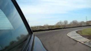 Supercharged BMW z3m drifting at Lydd,rear angle