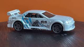 2023 Hot Wheels Nissan Skyline GT-R R32 White #69/250  HW J-Imports - Godzilla