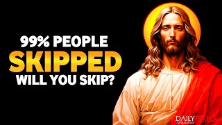 God Says; 99% People Skip Me will You Skip Me? | God Message Today | God's Message Now For You ...