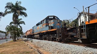 Translado de mais 7 locomotivas EMD SD40-2/T2 48XX da FCA/VLI com destino ao EHF em Belo Horizonte