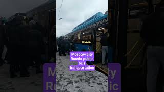 Russia city  Public bus transportation #trending #asmr #satisfying #viral #shortvideo #shorts