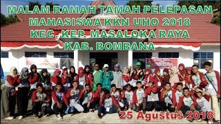 #kknuho2018 MALAM RAMAH TAMAH MAHASISWA KKN UHO KEC. MASALOKA RAYA KAB. BOMBANA