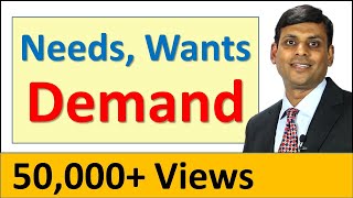 11. Needs, Wants and Demands by Prof. Vijay Prakash Anand