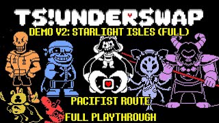 TS!UNDERSWAP DEMO V2.0 *PACIFIST* FULL PLAYTHROUGH (FAN-GAME) [ No Commentary | Secrets | Quests ]