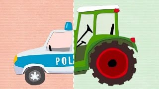 Play Matching Police Car, Trucks, Firefighters - Fun Kids Games to Play for Children