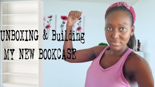 Booktuber Unboxing and Building BILLY BOOKCASE | My first time building a bookcase