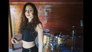 IRON MAIDEN - WASTED YEARS - DRUM COVER by CHIARA COTUGNO