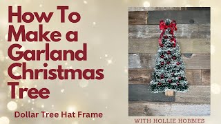 Christmas Wreath DIY/ Christmas Wreaths/Dollar Tree Christmas Wreath/Christmas Tree Wreath/Christmas