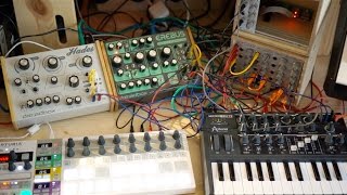 Friday Modular Synthesizer Jam with Arturia, Dreadbox & Doepfer - Tools  (Riamiwo StudioVlog 8)