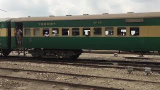 Pakistan Railways: Fareed Express Approaching Lodhran Junction-Real Train Sound