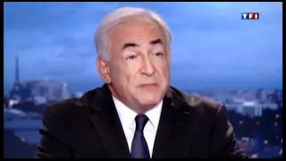 France : DSK singe l'interview de Clinton