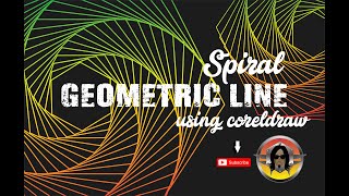 Geometric Line (Spiral) in CorelDRAW