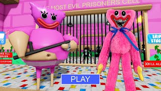 KISSY MISSY BARRY'S PRISON RUN Obby New Update Roblox - All Bosses Battle FULL GAME #roblox